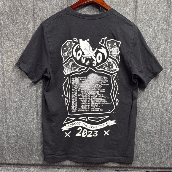 Love Joy Concert Black Short Sleeve Tee Minimalist Design 2023 - Picture 3 of 8